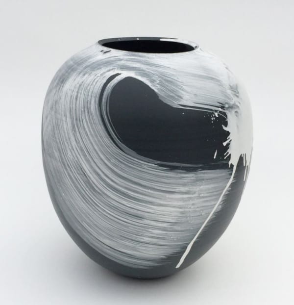 Tom Kemp - Tall thrown porcelain vessel , 2023