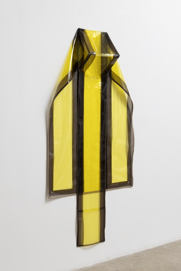 Alina Tenser (b. 1981) Full Sleeve, 2024 Vinyl, zipper 64 x 26 x 8 inches 162.56 x 66.04 x 20.32 cm