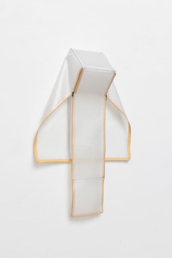 Alina Tenser (b. 1981) Doll Sleeve, 2025 Vinyl, zipper 29 x 18 x 4 1/2 inches 73 x 45 x 11 cm