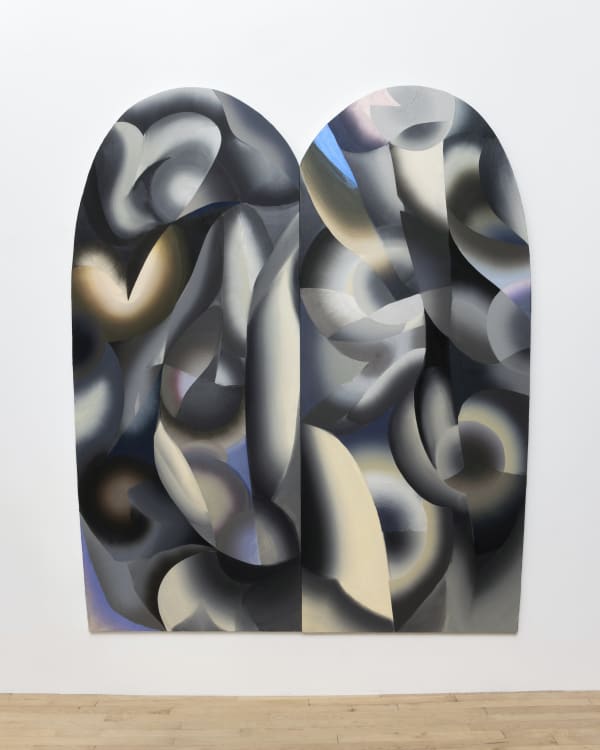 Charlotte Hallberg Sincerely Mist, 2024 Oil on canvas over panel 83 x 70 inches 210 x 177 cm