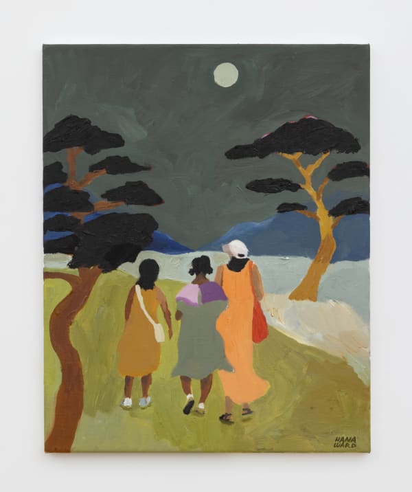Hana Ward (b. 1989) A stroll, 2023 Oil on canvas 20 x 16 inches 50 x 40 cm