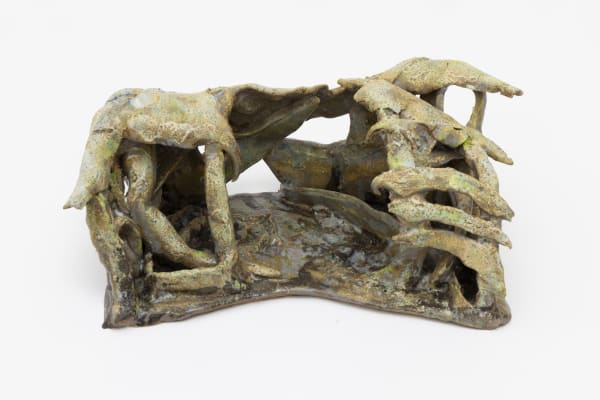 Erica Mao (b. 1994) Bone Pile, 2024 Glazed stoneware 5 x 12 x 6 inches 12 x 30 x 15 cm