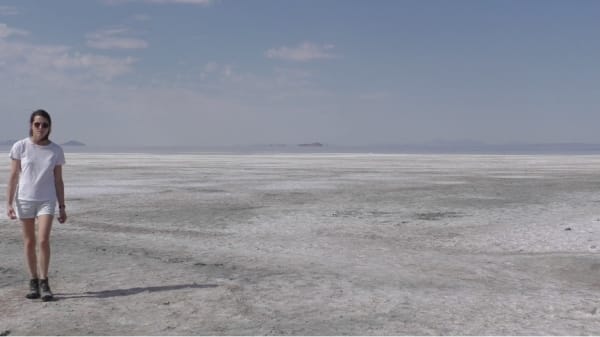 Charlotte Hallberg Perimeter, Spiral Jetty, UT, 2016 Video Duration: 3 minutes 54 seconds