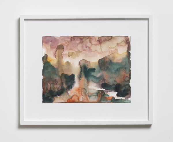 Michael Childress (b. 1987) River Song 39 (Rock River, July 27), 2024 Watercolor on paper 9 x 12 inches 22 x 30 cm 14 x 17 inches (framed) 35 x 43 cm (framed)