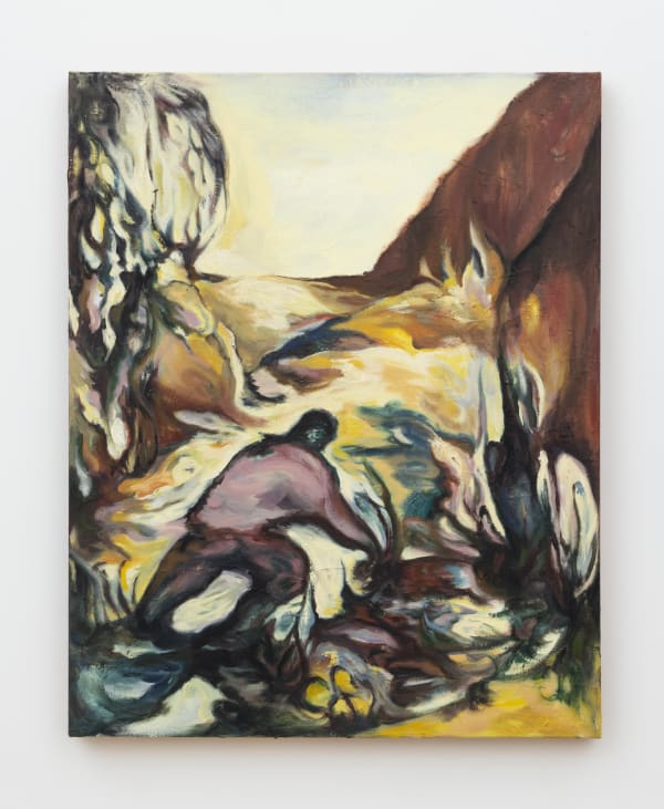 Erica Mao (b. 1994) Wade Through Time, 2024 Oil on canvas 30 x 24 inches 76 x 60 cm