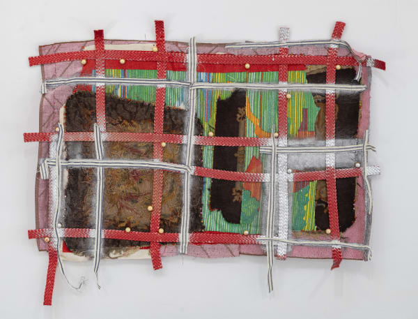 Sophie Stone The Last Penny, 2025 Cotton, wool, acrylic, paint, beads 46 x 23 inches 116 x 58 cm
