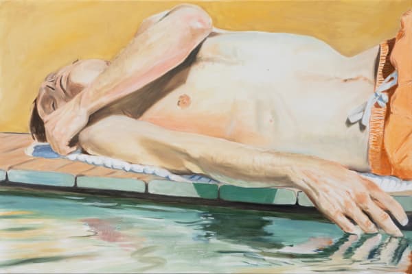 Aglaé Bassens (b. 1986) Remote, 2021 Oil paint on canvas 32 x 48 inches 81.3 x 121.9 cm