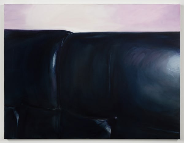 Aglaé Bassens (b. 1986) Leather Couch, 2025 Oil on canvas 39 3/8 x 51 1/8 inches 100 x 130 cm