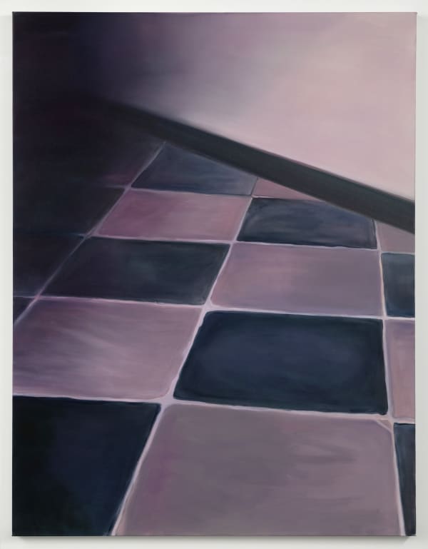 Aglaé Bassens (b. 1986) Stone Tiles, 2025 Oil on canvas 51 1/8 x 39 3/8 inches 130 x 100 cm