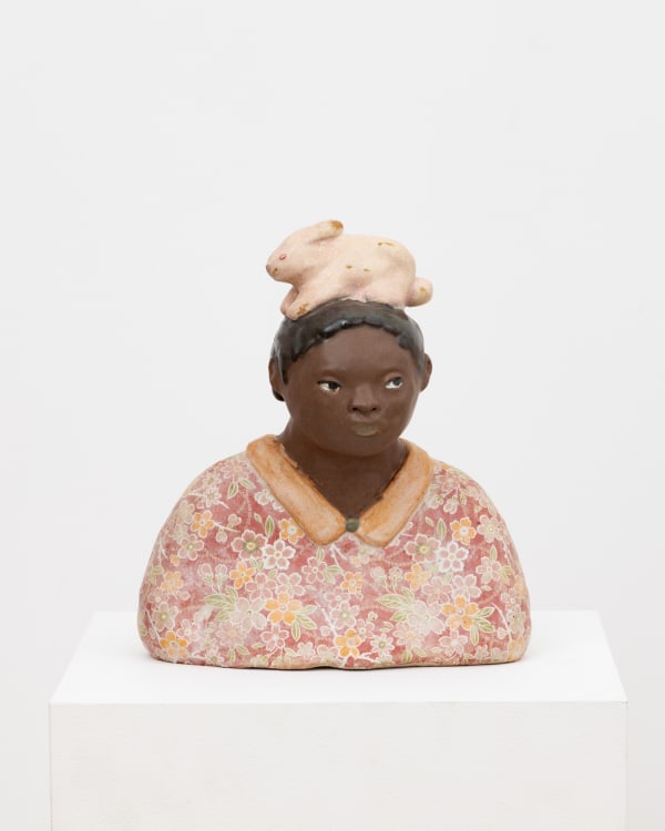 Hana Ward (b. 1989) Rabbit Hole, 2025 Ceramic 4 x 6 x 8 inches 10.16 x 15.24 x 20.32 cm HWA025