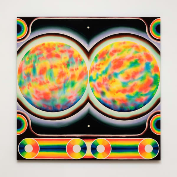 Michael Childress (b. 1987) The Edge of Observable, 2022 Acrylic on unprimed canvas 60 x 60 inches 152.4 x 152.4 cm