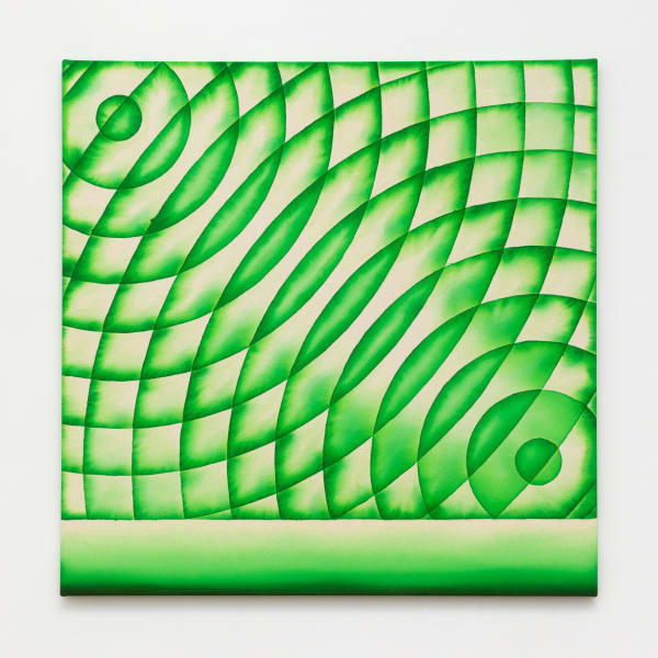 Michael Childress (b. 1987) Signal, 2022 Acrylic on unprimed canvas 28 x 28 inches 71.1 x 71.1 cm