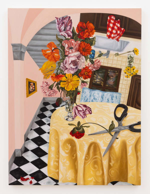 Katie Butler, "Reap What You Sow", 2025, Oil on canvas, 40 x 30 inches (101 x 76 cm)