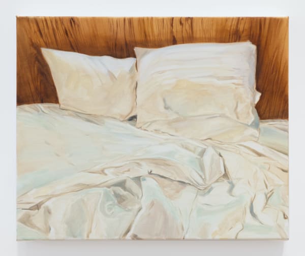 Aglaé Bassens, Rough Night, 2025, Oil on canvas, 18 x 22 inches (45 x 55 cm)