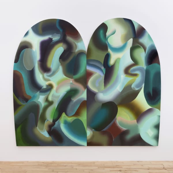 Charlotte Hallberg Touch Every Flower - Lush Version, 2024 Oil on canvas over panel 83 x 96 inches 210 x 243 cm