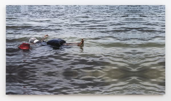 Adama Delphine Fawundu Meditative Drift #1, 2022 Archival inkjet print mounted on sintra 48 x 85 inches 121 x 215 cm Edition 1 of 5, 2AP