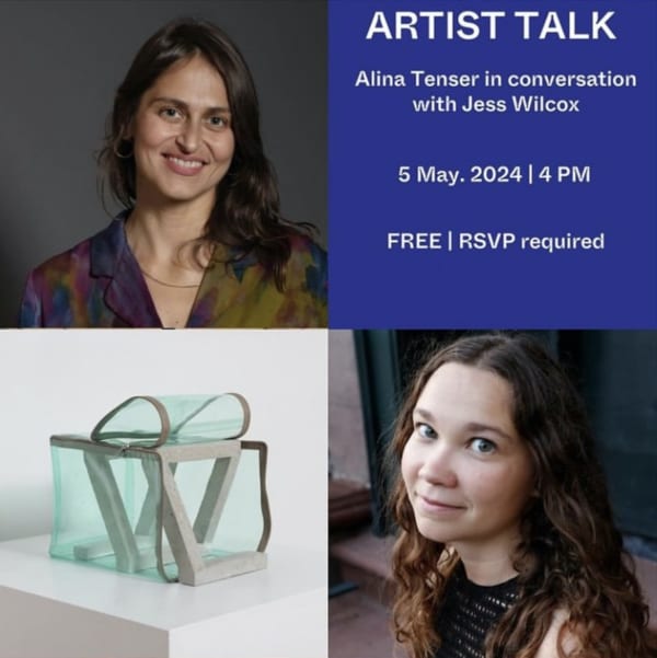 Artist Talk: Alina Tenser & Jess Wilcox