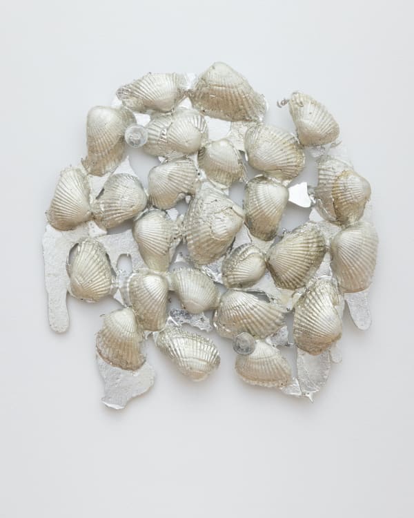 Emma Safir (b. 1990) cockles after Pilassy II, 2025 Pewter 6 X 5.5 x 2 inches 15 x 13 x 5 cm