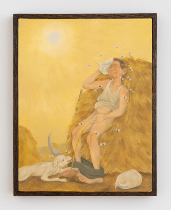 Emily Harter (b. 1997) Allegorical Figure of Summer, 2025 Oil on canvas 17 x 13 inches 43.18 x 33.02 cm 18 x 14 inches (framed) 45.72 x 35.56 cm (framed)