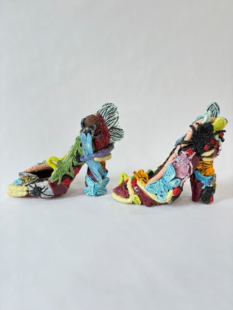 Madeline Donahue Insect Heels (pair), 2025 Glazed ceramic MDO043