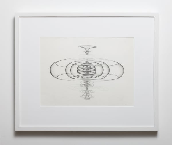 Michael Childress (b. 1987) Thought Axis 2, 2025 Pencil on paper 9 x 12 inches 22 x 30 cm 14 x 17 inches (framed) 35 x 43 cm (framed) MC325