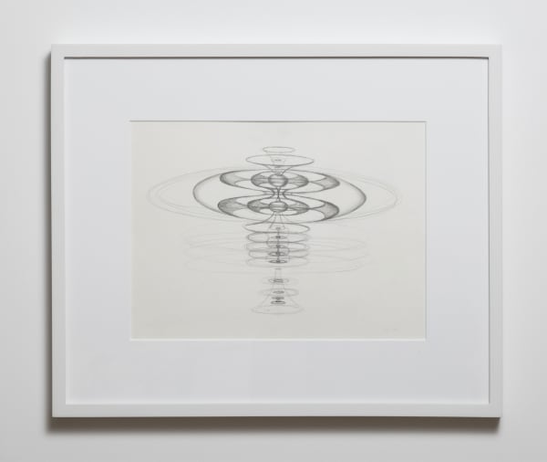 Michael Childress (b. 1987) Thought Axis 3, 2025 Pencil on paper 9 x 12 inches 22 x 30 cm 14 x 17 inches (framed) 35 x 43 cm (framed) MC327