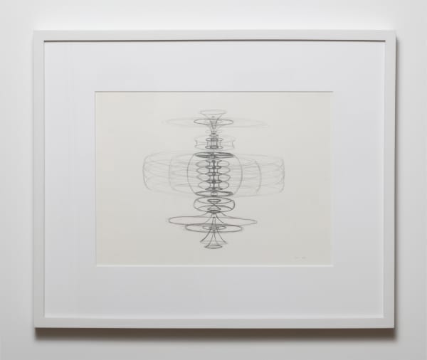 Michael Childress (b. 1987) Thought Axis 7, 2025 Pencil on paper 9 x 12 inches 22 x 30 cm 14 x 17 inches (framed) 35 x 43 cm (framed) MC331