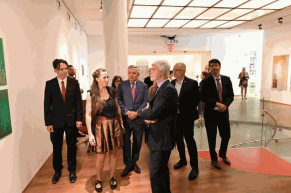 Marek and Kristyna Milde's "Motherboards" Presented to Czech President Petr Pavel