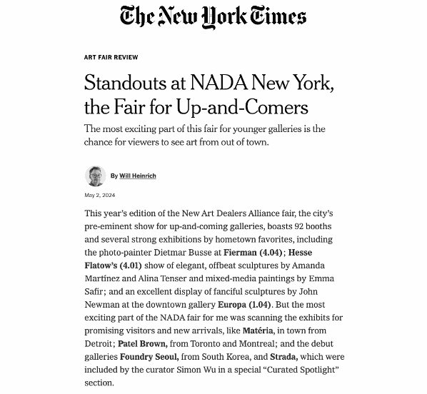 Standouts at NADA New York, the Fair for Up-and-Comers