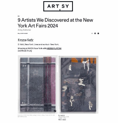 9 Artists We Discovered at the New York Art Fairs 2024