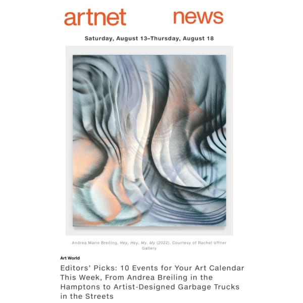 Editors’ Picks: 10 Events for Your Art Calendar This Week, From Andrea Breiling in the Hamptons to Artist-Designed Garba