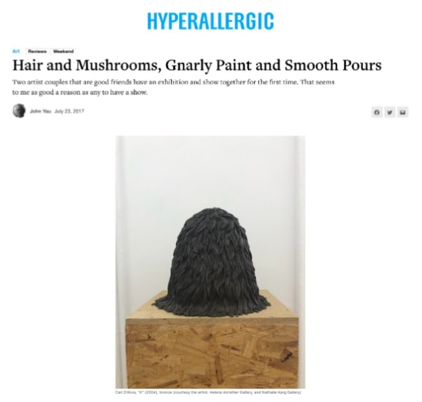 'Hair and Mushrooms, Gnarly Paint and Smooth Pours'