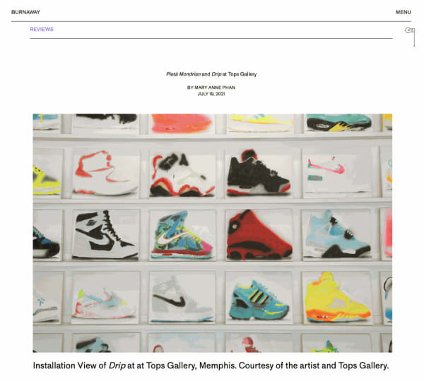 Pietà Mondrian and Drip at Tops Gallery