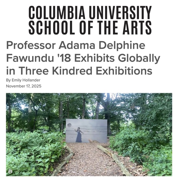 Adama Delphine Fawundu in 'Professor Adama Delphine Fawundu ’18 Exhibits Globally in Three Kindred Exhibition'