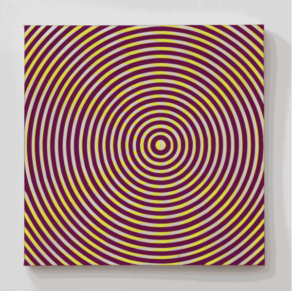Taro Suzuki. Helio Trope, 2017. Acrylic on Canvas on Panel. 30 x 30 in.