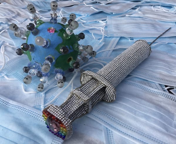 Freddie Braithwaite-Smith, aged 8. Inspired by Damien Hirst.