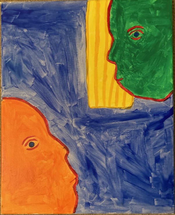 Emily Sharp, aged 11. Inspired by Jean Cocteau.