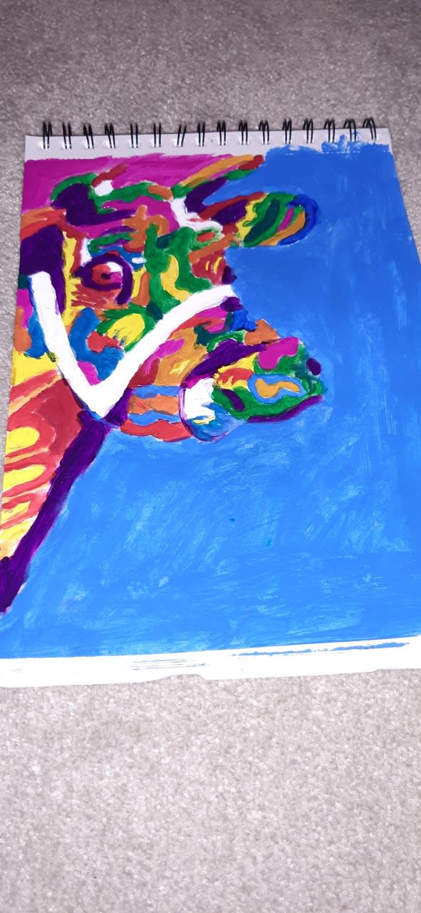 Jacob Arthur Hood, aged 11. Inspired by Andy Warhol.