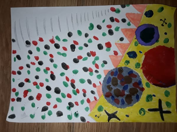 Lotte Millar-Kent, aged 11. Inspired by Alexander Calder.