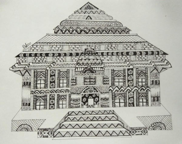 , sans-serif;">Kiran Ubaid aged 16. , sans-serif;">Inspired by Keith Haring.