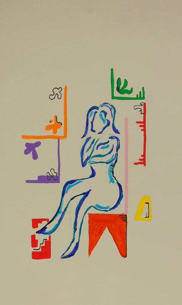 Tilly Woodhall, aged 15. Inspired by Matisse.