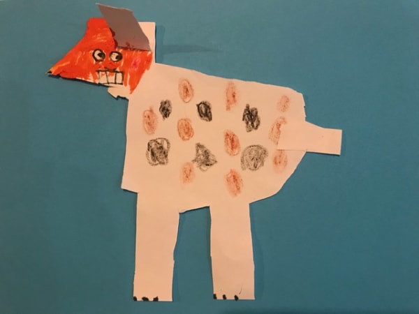 Harry Alexander, age 6, Waffles, inspired by Victoria Topping