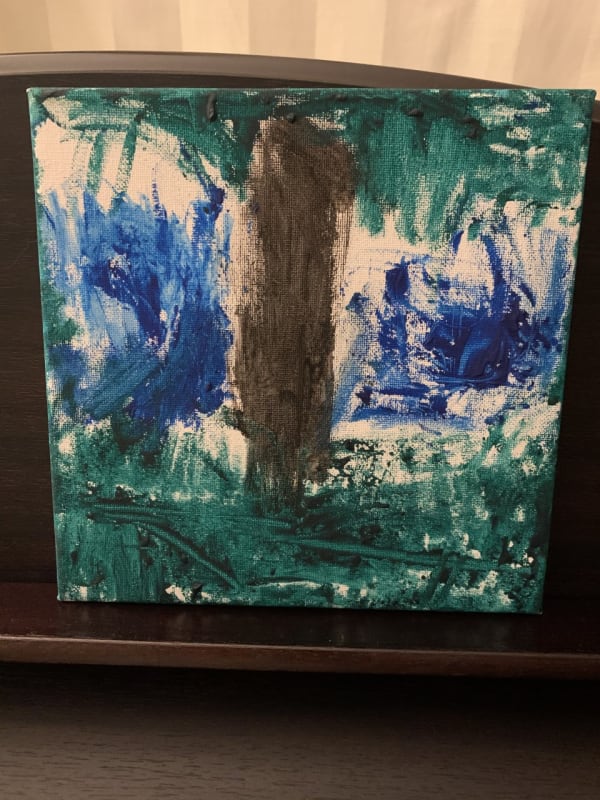 Penelope Cooper, age 5 Inspired by Cedar at Dingle” by Clare Cutts