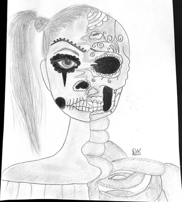 Dhriti Kulkarni, age 11 Inspired by Pablo Picasso, Banksy and Andy Warhol
