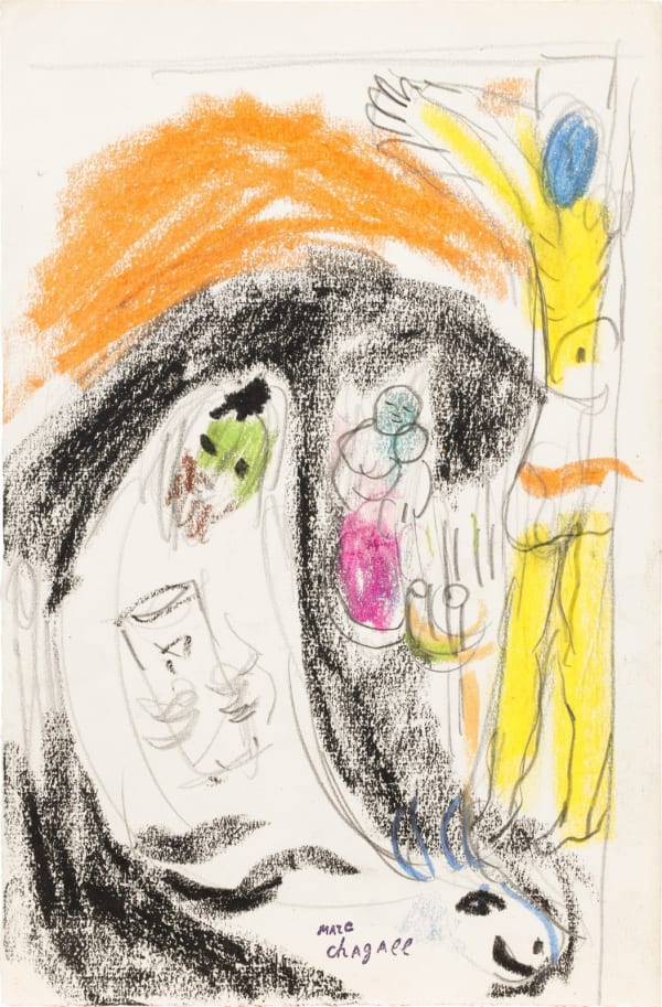 Marc Chagall, Study for 'The Resurrection', 1948