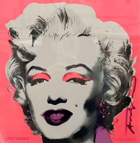 Andy Warhol, Marilyn Invitation (Castelli Graphics), 1981