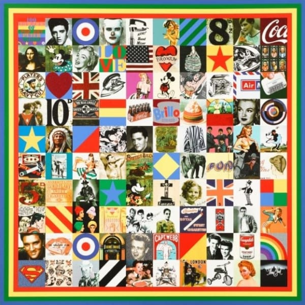 Peter Blake,100 Sources of Pop Art, 2014
