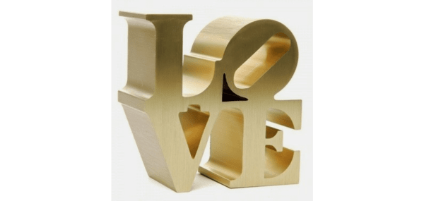 Robert Indiana, LOVE (Gold), 2009