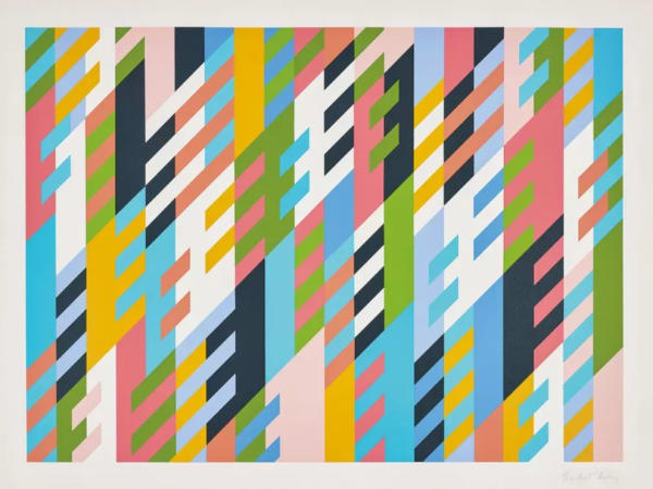 Bridget Riley, New Day, 1992