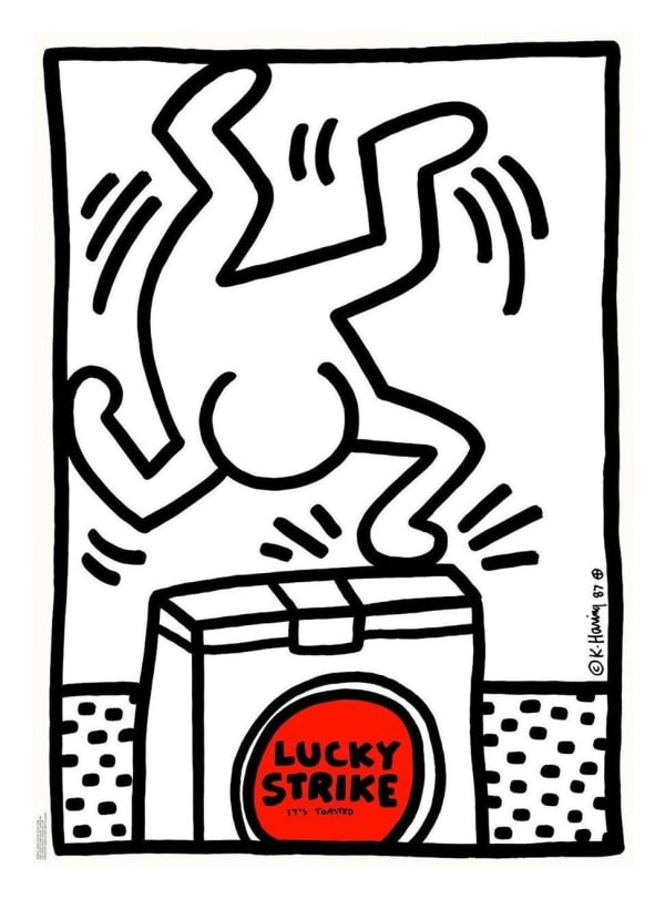 Keith Haring, Lucky Strike, 1987